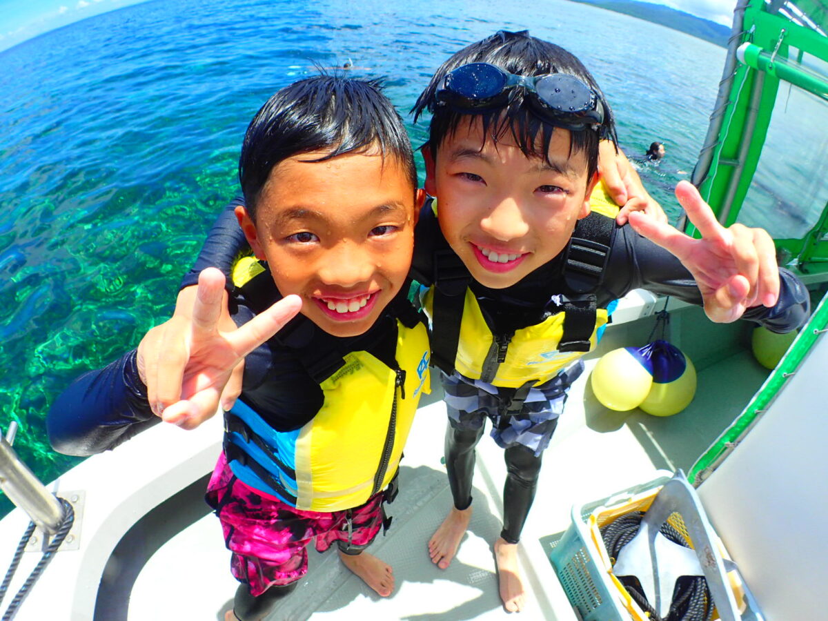 石垣島で子供とシュノーケリングに挑戦！