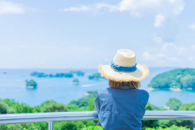 石垣島の海は帽子が必須！